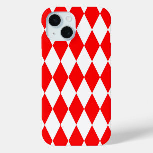 Funda Para iPhone 15 Diseño de comprobadores de diamantes de Harlequin 