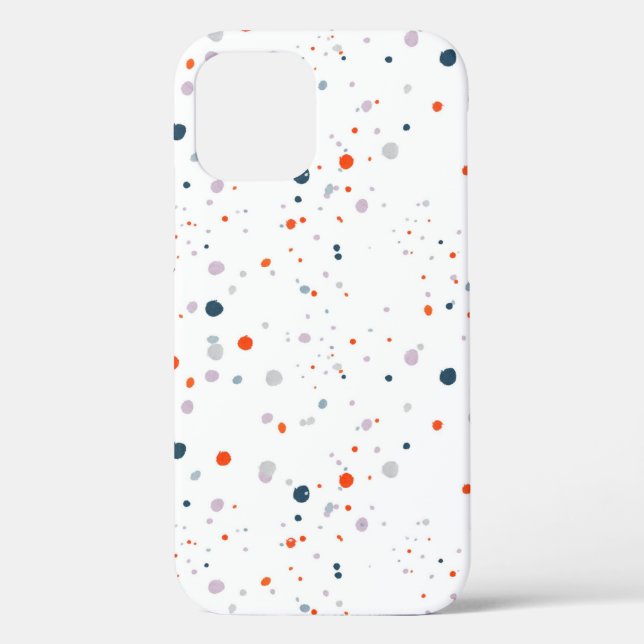 Funda De Case-Mate Para iPhone Diseño de confetti (Reverso )