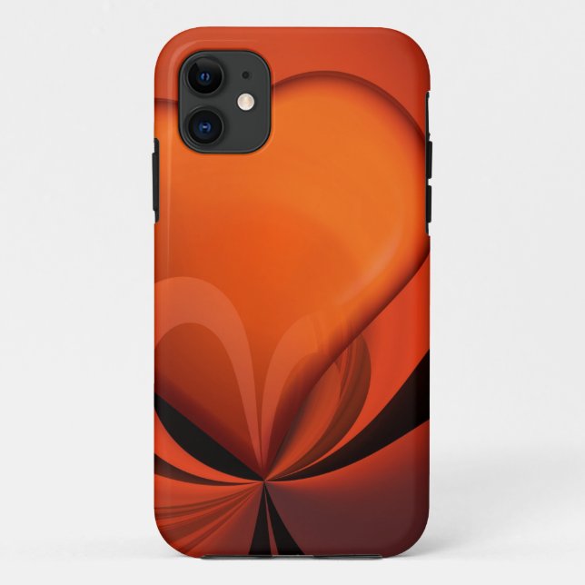 Funda De Case-Mate Para iPhone Diseño de Corazón (Reverso)