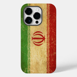 Funda Para iPhone 14 Pro De Case-Mate Diseño de cosecha de bandera de Irán