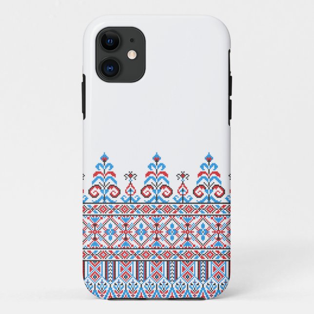 Funda De Case-Mate Para iPhone Diseño de costura cruzada (Reverso)