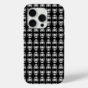 Funda Para iPhone 15 Pro Diseño de cráneo de pirata