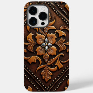 Funda Para iPhone 14 Pro Max De Case-Mate Diseño de cuero con herramientas