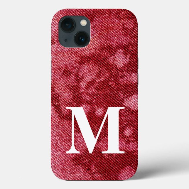 Funda De Case-Mate Para iPhone Diseño de Denim Lavado #10 @ Emporio Moffa (Reverso )