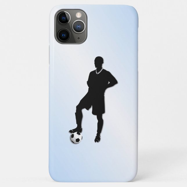 Funda De Case-Mate Para iPhone Diseño de deportes de fútbol (Reverso)