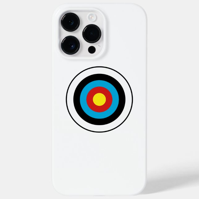Funda De Case-Mate Para iPhone Diseño de destino Bullseye (Reverso)