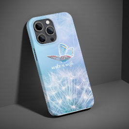 Funda Para iPhone 15 Diseño de Diente de León y Mariposa para Desear