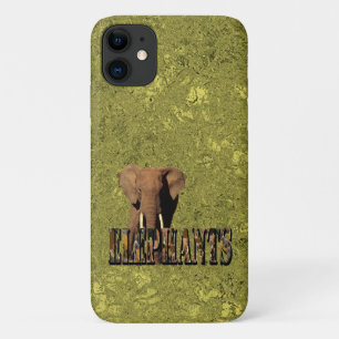 Funda Para iPhone 11 Diseño de elefantes de oro,