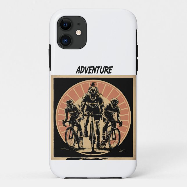 Funda De Case-Mate Para iPhone Diseño de equipo de Cycling Club para hombres (Reverso)