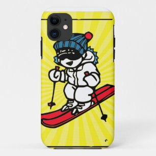 Funda Para iPhone 11 Diseño de esquí de época   amante del esquí   Rega
