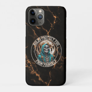 Funda Para iPhone 11 Pro Diseño de fantasía en mármol   Parca   Motivación