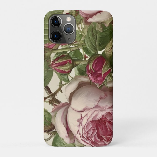 Funda De Case-Mate Para iPhone Diseño de Flor Botánica (Reverso)