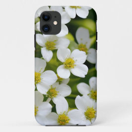 Funda Para iPhone 11 Diseño de flores blancas pequeñas