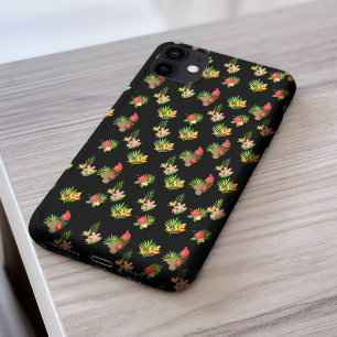 Funda Para iPhone 14 Pro Max De Case-Mate Diseño de flores de colores elegantes Fondo negro