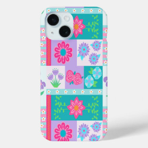 Funda Para iPhone 15 Diseño de flores vibrantes en flor