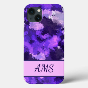 Funda Para iPhone 13 Diseño de formas abstractas de color azul y Guay p