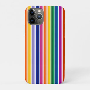 Funda Para iPhone 11 Pro Diseño de franjas verticales coloridas