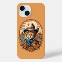Diseño de gato vintage para bovinos