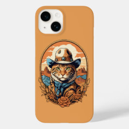 Funda Para iPhone 14 De Case-Mate Diseño de gato vintage para bovinos