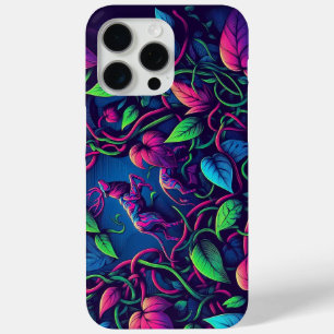 Funda Para iPhone 15 Pro Max Diseño de graffiti de luz negra