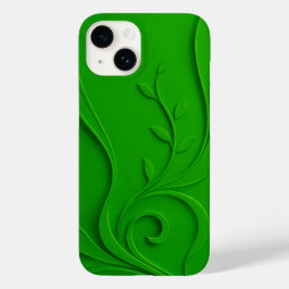 Funda Para iPhone 14 De Case-Mate Diseño de hoja minimalista verde