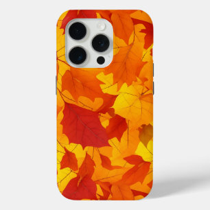 Funda Para iPhone 15 Pro Diseño de hojas de otoño