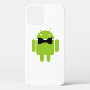 Funda Para iPhone 12 Diseño de iconos de robot Android con estilo forma