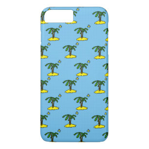 Funda Para iPhone 8 Plus/7 Plus Diseño de Islas con Palmeras