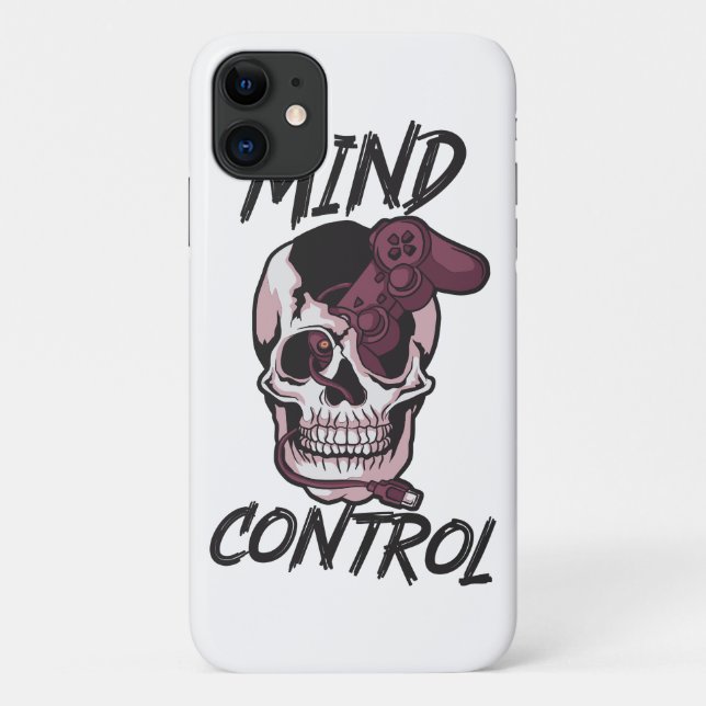 Funda De Case-Mate Para iPhone Diseño de juegos de control mental (Reverso)