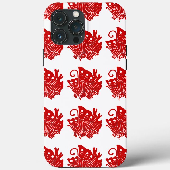 Funda De Case-Mate Para iPhone Diseño de Kamon japonés con mariposa asiática (Reverso )