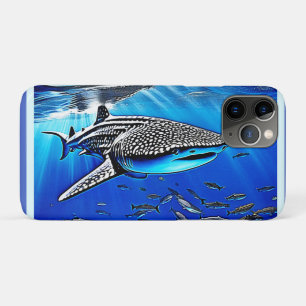 Funda Para iPhone 11 Pro Diseño de la majestad del tiburón ballena