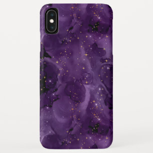 Funda Para iPhone XS Max Diseño de la serie Purple Galaxy 8