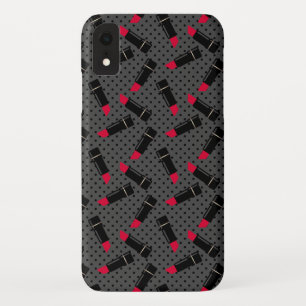 Funda Para iPhone XR diseño de labios de labial sin costuras patrón de