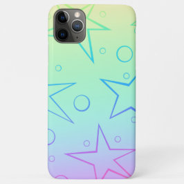 Funda Para iPhone 11 Pro Max Diseño de las Estrellas Pastel