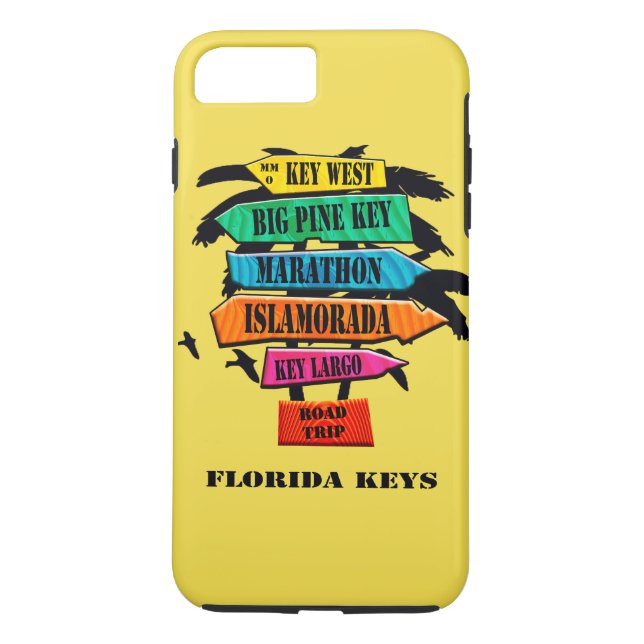 Funda De Case-Mate Para iPhone Diseño de las llaves de la Florida (Reverso)