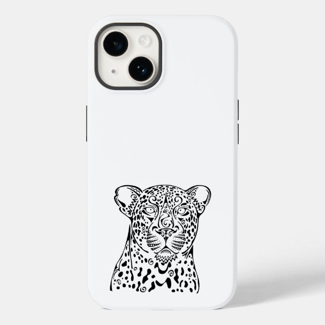 Funda De Case-Mate Para iPhone Diseño de Leopard "Hosana" (Reverso )