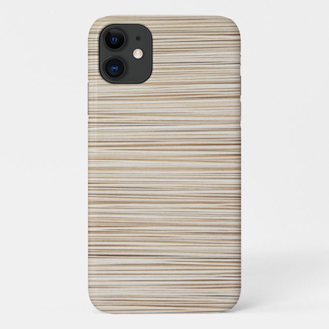 Funda De Case-Mate Para iPhone Diseño de líneas marrones abstractas lindas (Reverso)