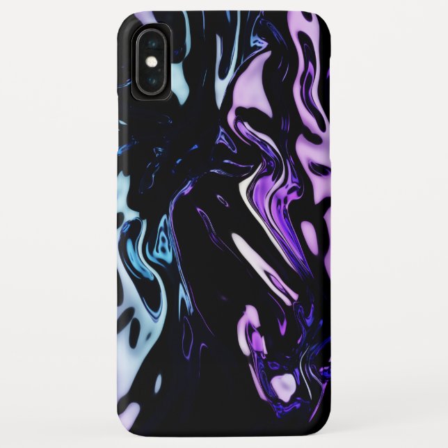 Funda De Case-Mate Para iPhone Diseño de Líquido Metálico (Reverso)