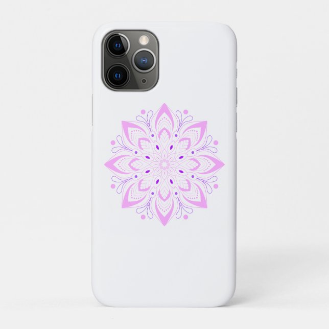 Funda De Case-Mate Para iPhone Diseño de Lotus Mandala (Reverso)
