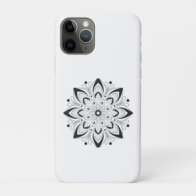 Funda De Case-Mate Para iPhone Diseño de Lotus Mandala (Reverso)