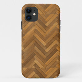 Funda Para iPhone 11 Diseño de madera del piso de entarimado