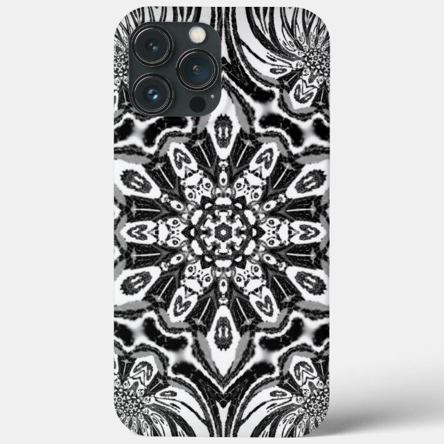 Funda De Case-Mate Para iPhone diseño de mandala (Reverso )