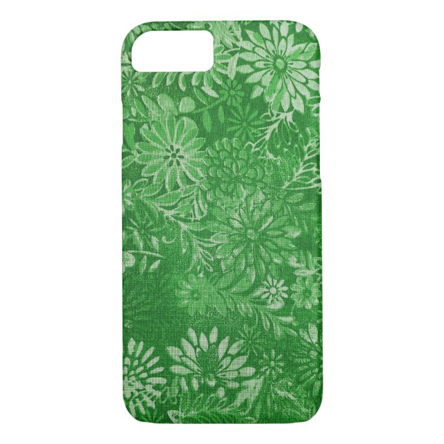 Funda De Case-Mate Para iPhone diseño de margarita verde audaz (Reverso)