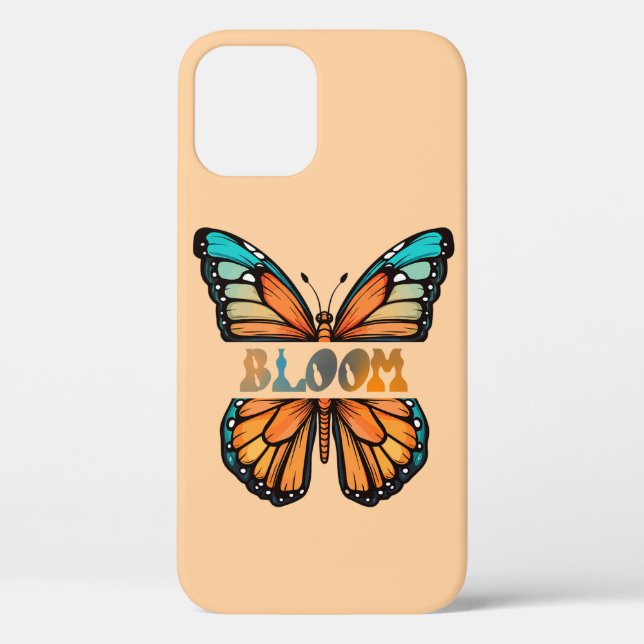 Funda De Case-Mate Para iPhone Diseño de mariposa (Reverso )