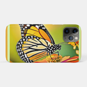 Funda Para iPhone 11 Pro Diseño de mariposa monarca