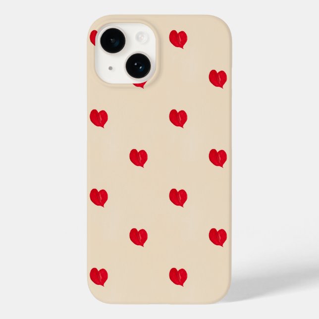 Funda De Case-Mate Para iPhone Diseño de Mini Heart (Reverso )