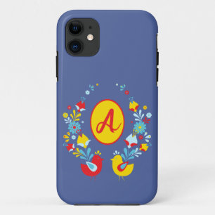Funda Para iPhone 11 Diseño de monograma estilo bohemio