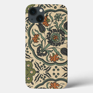 Funda Para iPhone 13 Diseño de mosaico persa floral decorativo