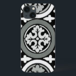 Funda Para iPhone 13 Diseño de mosaicos renacentistas decorativos<br><div class="desc">A Shakespeare le hubiera encantado colocar este diseño decorativo de tejas rosetas renacentistas en su casa. Comprar uno o comprar dos,  esa es la pregunta! ¡Para todos los fanáticos de las hojas y los diseños de hojas-estampados!</div>