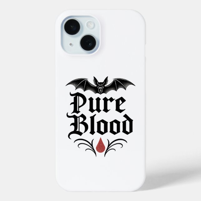 Funda De Case-Mate Para iPhone Diseño de murciélagos góticos en sangre pura | Vam (Reverso )